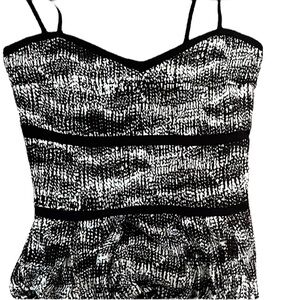 Gorgeous black & white dress - never worn